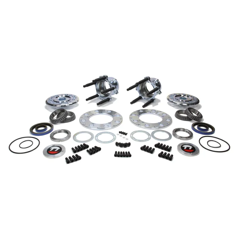 Bulk Order Moser Engineering Grand National Rear Hub Package - 5 x 5.00 Wheel - 24 Spline Drive Flange - Zinc Plated (Pair)