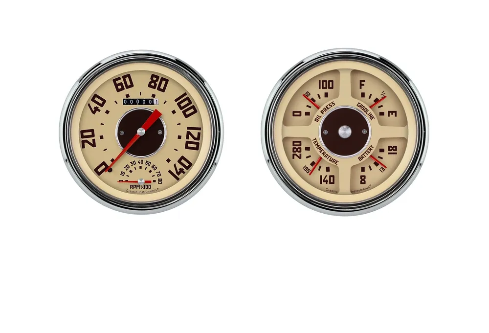 Time-Limited CLASSIC INSTRUMENTS 47-53 Chevy Truck Quad Gauge CT47GM62