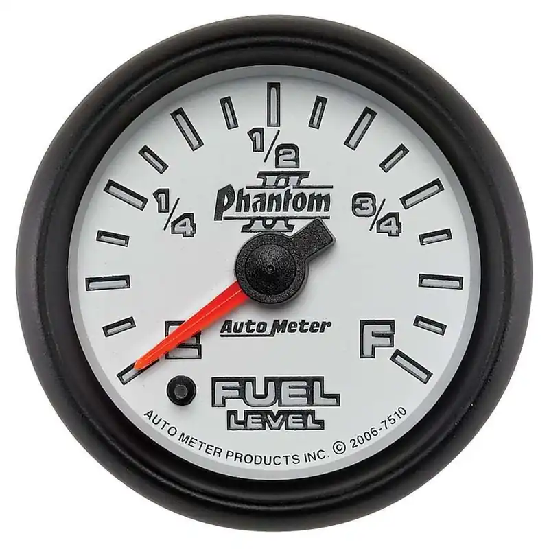 AUTOMETER 2-1/16in P2/S Fuel Level Gauge 7510 Price Cut