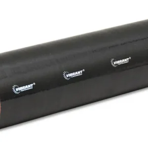 Vibrant 4 Ply Reinforced Silicone Straight Hose Coupling - 2.5in I.D. x 12in long (BLACK) Secure Checkout