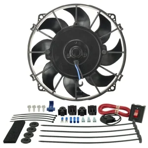 Trusted Brand Derale 8In Tornado Electric Fan Premium Kit 16508