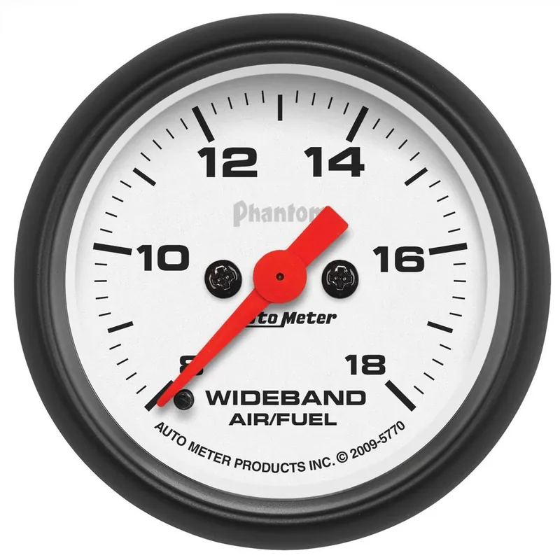 Autometer Wideband 2 1/16 inch Full Sweep Electric Air/Fuel Ratio Analog Crafted
