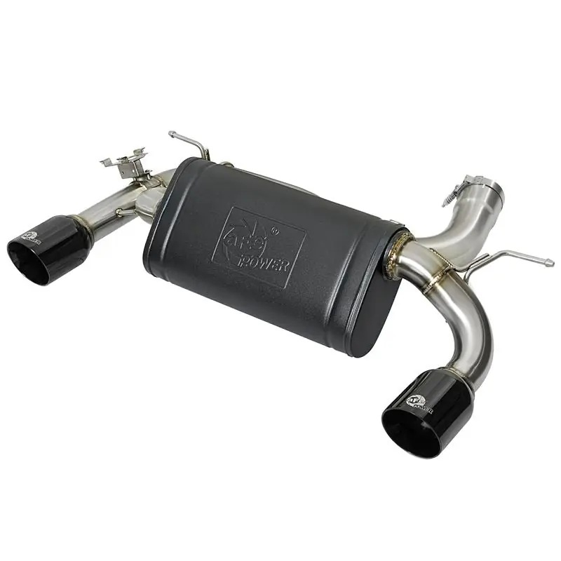 aFe MACH Force-Xp Axle-Back Stainless Steel Exhaust System w/Black Tip (49-36335-B) High Quality