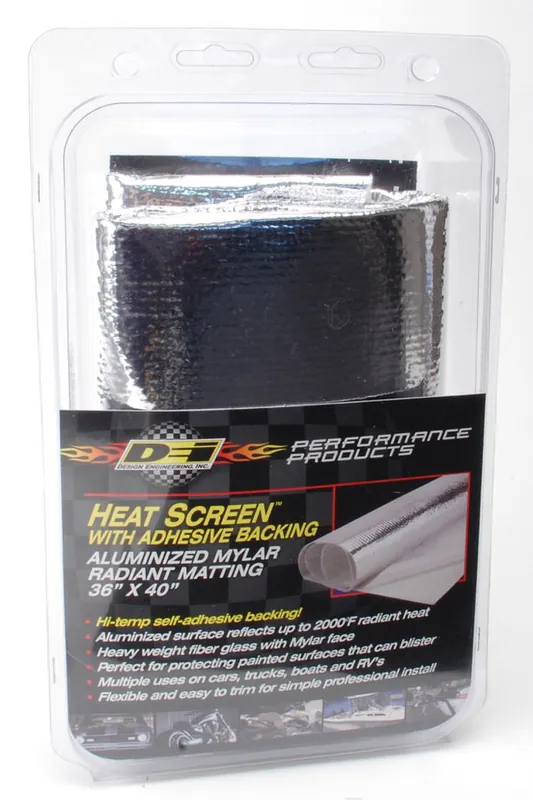 DESIGN ENGINEERING Heat Screen Radiant Mat w/Adhesive 36 x 40 10400 Best Price