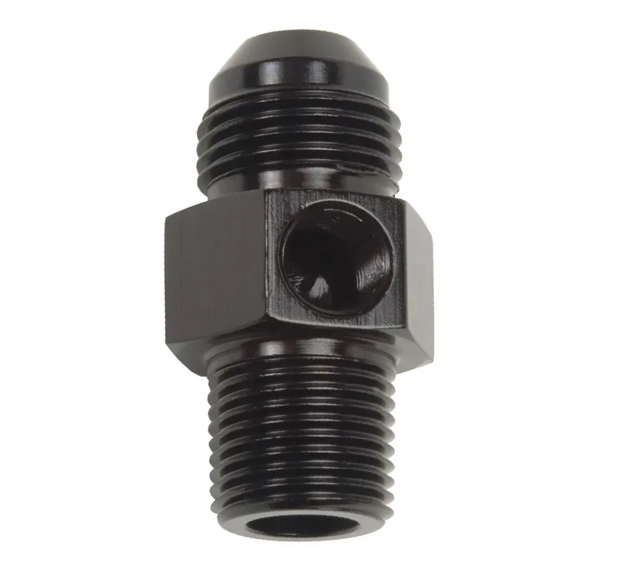 In Demand RUSSELL P/C #6 to 3/8 NPT Str Adptr Fitting w/ 1/8 NPT 670063