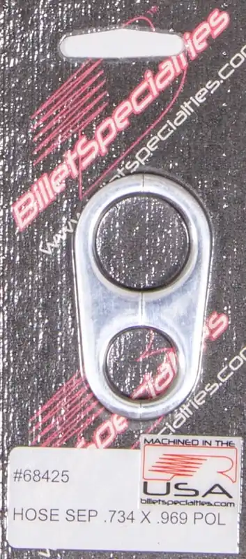 BILLET SPECIALTIES Hose Separator .739x.969 -Polished 68425 Limited Offer
