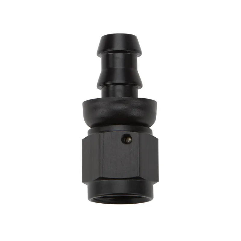Original ALLSTAR PERFORMANCE Pushlock Hose End Black Straight -16 ALL49416