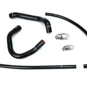 Get Yours HPS Black Reinforced Silicone Radiator + Heater Hose Kit for Jeep 93 98 Gra (57-1690-BLK)