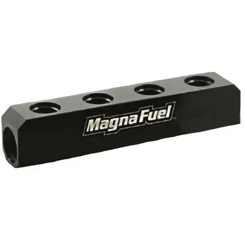 Magnafuel/Magnaflow Fuel Systems Quad Fuel Log Black W/10An Ports Mp-7600-04-Blk Time-Limited