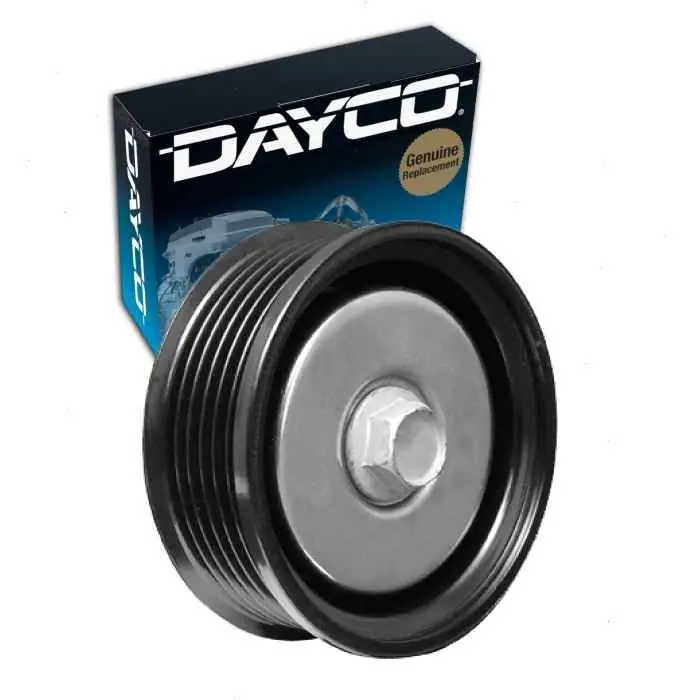 Viral 2006-2009 Pontiac Torrent 3.4L V6 Dayco Drive Belt Idler Pulley Grooved Pulley - Engine Bearing