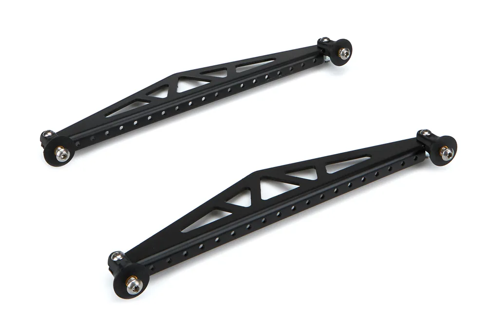 TRUE PERFORMANCE & FABRICATION Spoiler Brace 10.5in Black Pair DTR1300 Markdown