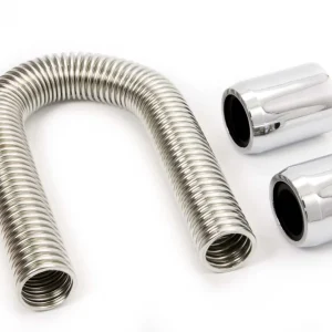 Buy Online Racing Power Co-Packaged 36In Stainless Hose Kit W/Chrome Ends R7308