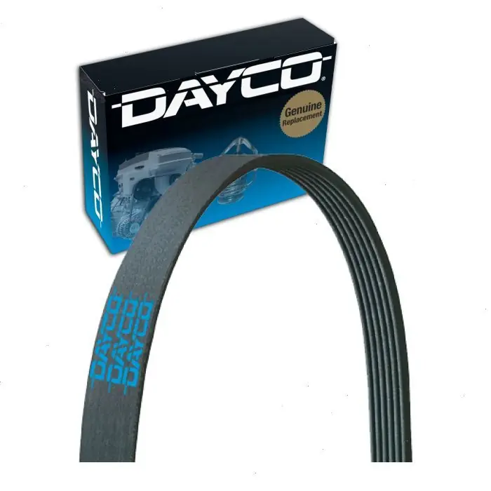 Trusted Brand 1992-1995 GMC K1500 Suburban 5.7L V8 Dayco Serpentine Belt Main Drive - Accessory Drive - Belts