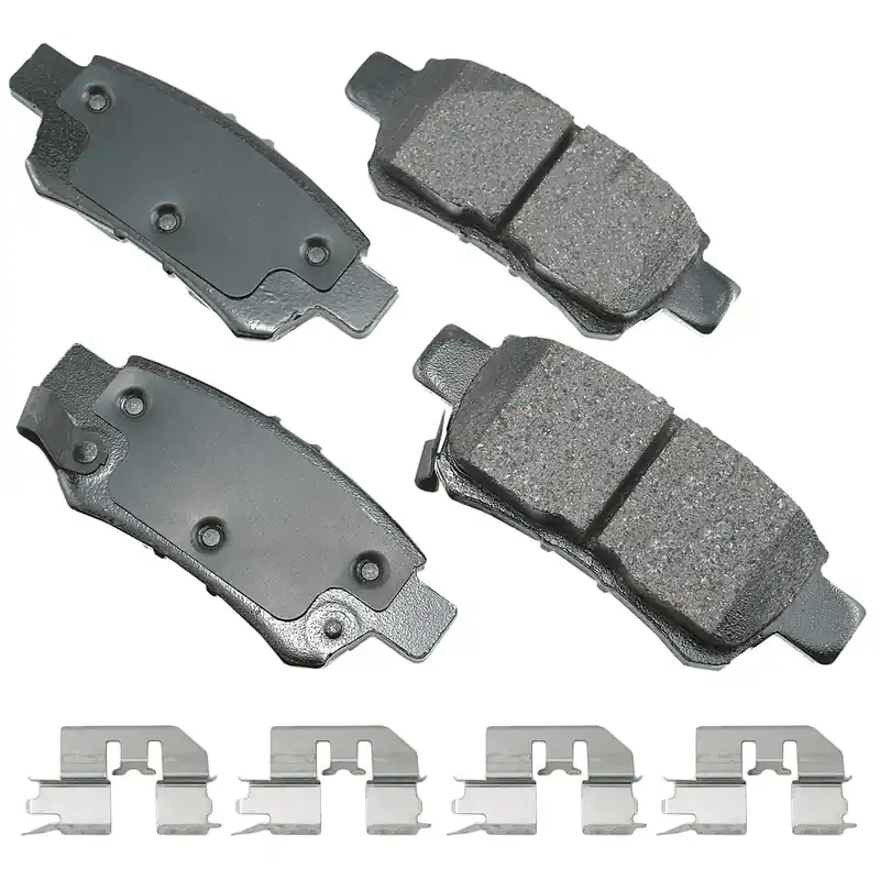 Hot Deal Akebono Brake Corporation Proact Ultra-Premium Bra Ke Pads - Rear Act1088A
