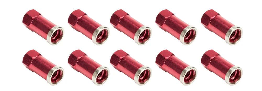 ALLSTAR PERFORMANCE QC Cover Nuts Long Red 10pk ALL72061 Save Now