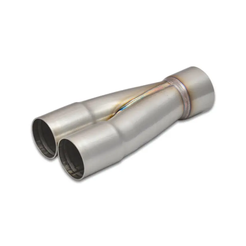 Vibrant Performance Slip-On Collector Merge Collector 2 into 1 1-3/4" Primary Tubes - 2" Outlet Free Returns