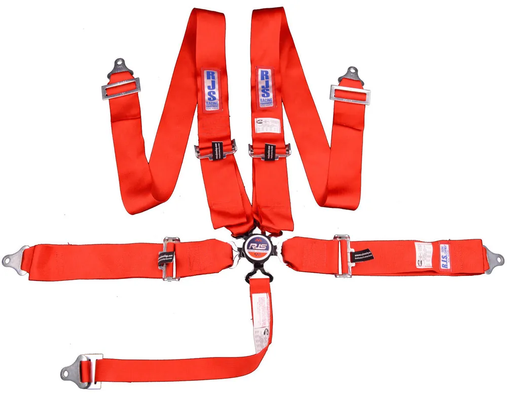 RJS SAFETY 5 PT Harness System Q/R RD Ind Wrap 2inSub 1034104 Worldwide Shipping