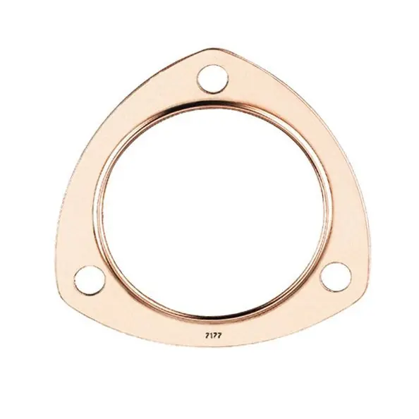 Mr. Gasket CopperSeal Collector Gasket - 0.094 in Thick - 3 in Diameter - 3-Bolt - Copper 7177 Wholesale