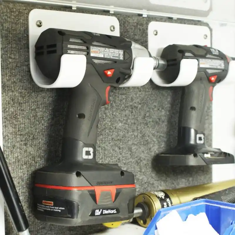 Money Back Guarantee HRP Cordless Drill / Cordless Impact Holder - White