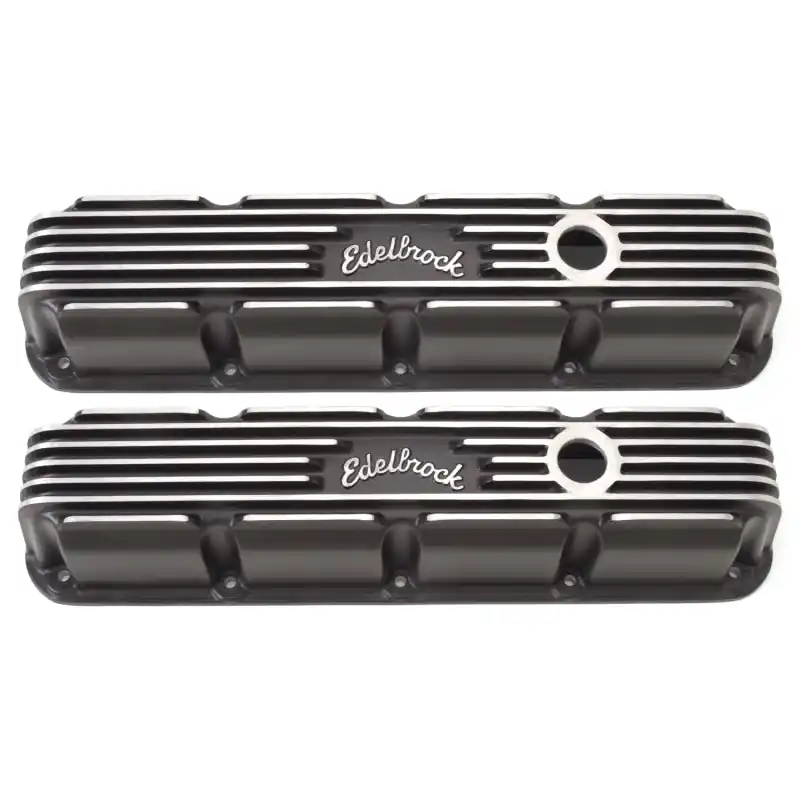 Premium Edelbrock Valve Cover Classic Series Chrysler Magnum V8 Black