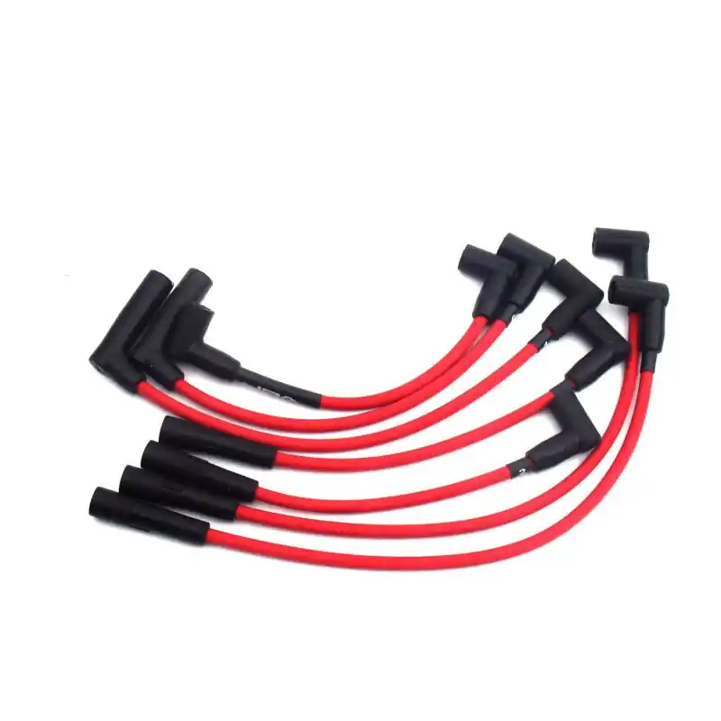 High Quality JBA 91-00 Jeep 4.0L Ignition Wires - Red