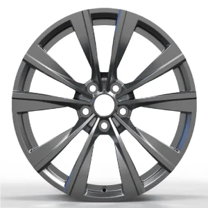 18X8.0 WF Aftermarket Wheel ML0252 Hyper Black 5X114.3/60.1, ET 35 mm Last Chance