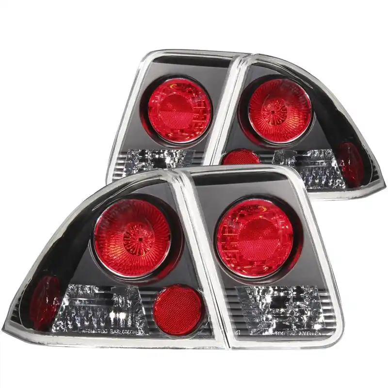 ANZO USA 2001-2004 Honda Civic Taillights Black (221048) Sale