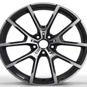 18X8.0 WF Aftermarket Wheel ML0097-4 Black Machine Face 5X120/72.56, ET 30 mm Latest