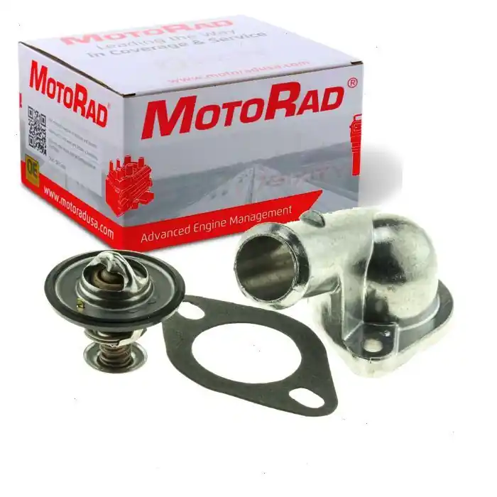 2000-2002 Chevrolet Suburban 1500 MotoRad Engine Coolant Thermostat - Cooling Housing - Belts Express Delivery