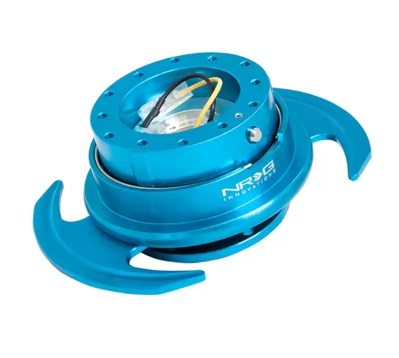 New Arrival NRG Quick Release Gen 3.0 New Blue Body New Blue Ring with Handles - SRK-650NB