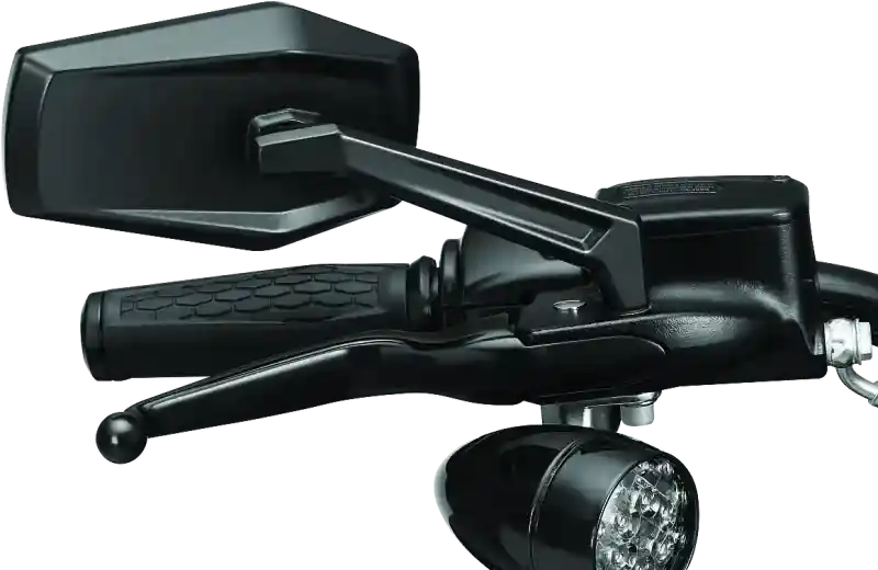 Kuryakyn Hex Mirrors Satin Black Hot Deal