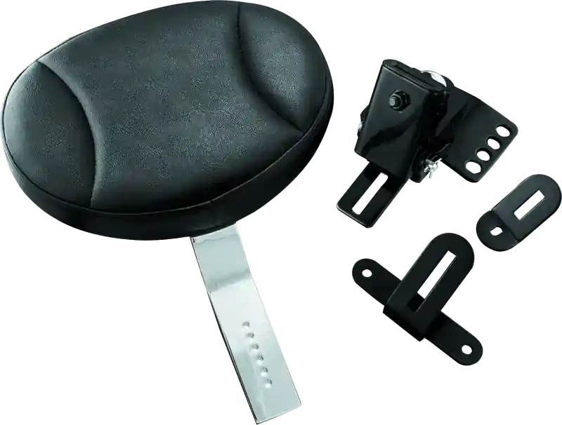Trusted Brand Kuryakyn Plug-In Driver Backrest 97-Up Touring Chrome