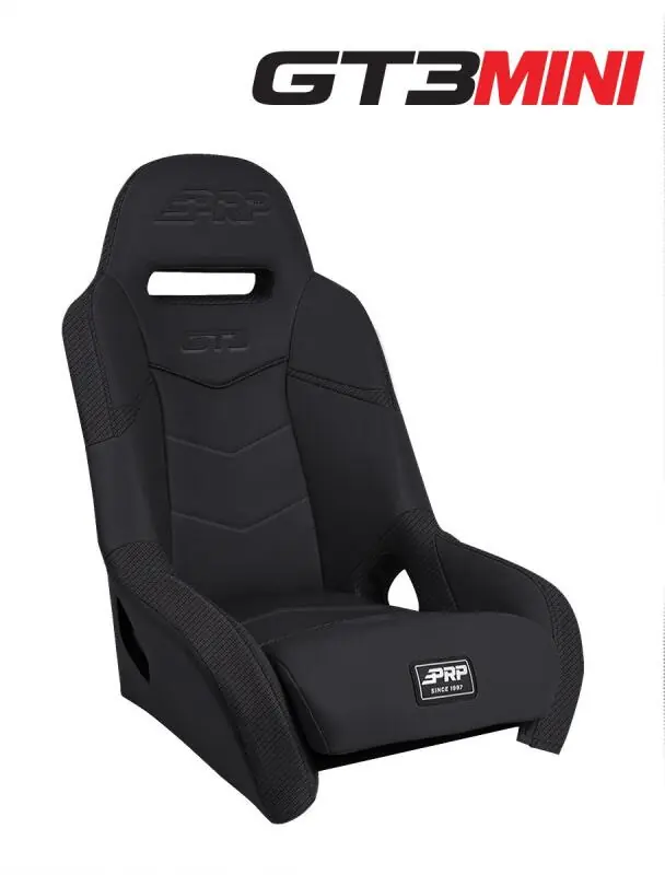 PRP GT3 Mini Suspension Seat - Black/Black Buy Today