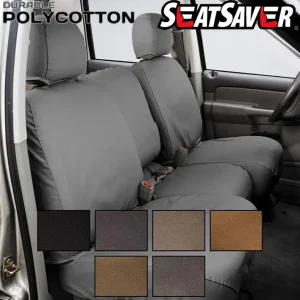 Worldwide Shipping Covercraft 02 Cadillac Escalade/ Polycotton SeatSaver Custom Front Row Seat Covers - Tan