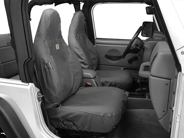 Covercraft 02-03 Ford Super Carhartt SeatSaver Custom Front Row Seat Covers - Brown New Arrival