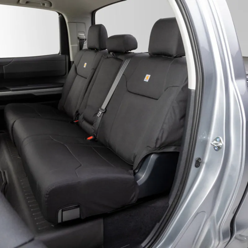Popular Covercraft 04-10 Ford F250 Carhartt Super Dux PrecisionFit Custom Second Row Seat Covers - Black