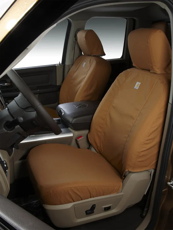 Covercraft 06-09 Dodge Ram Carhartt SeatSaver Custom Front Row Seat Covers - Brown Discount