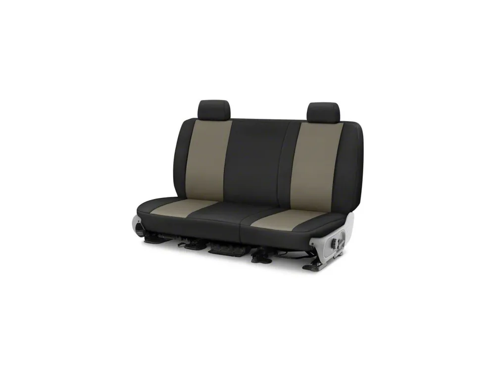 Covercraft 07-13 Toyota Tundra Endura PrecisionFit Custom Second Row Seat Covers - Charcoal/Black Fan Favorite