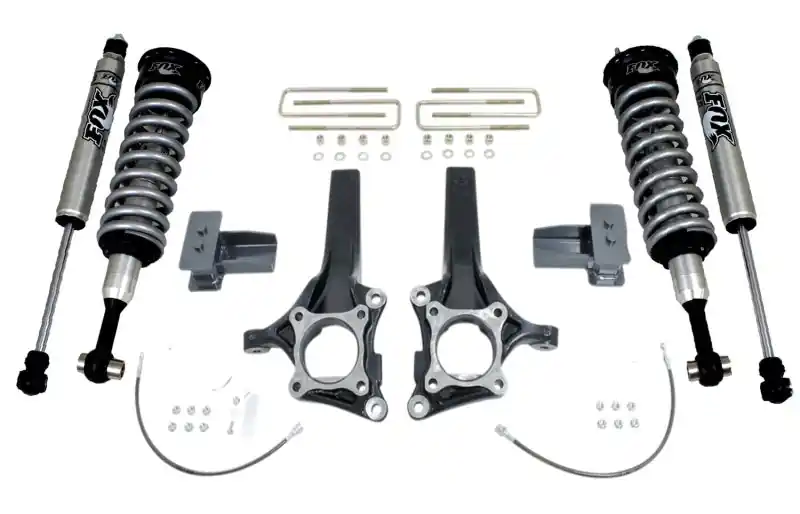 MaxTrac 15-18 Ford F-150 2WD 7in/4in MaxPro Elite Spindle Lift Kit w/FOX Shocks Professional Grade