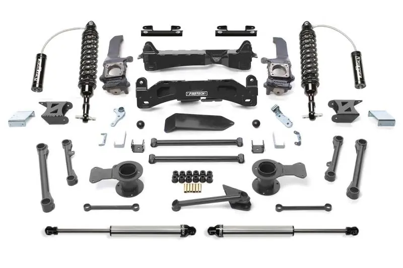 While Supplies Last Fabtech 06-09 Toyota FJ 4WD 6in Perf Sys w/Dlss 2.5C/O Resi & Rr Dlss