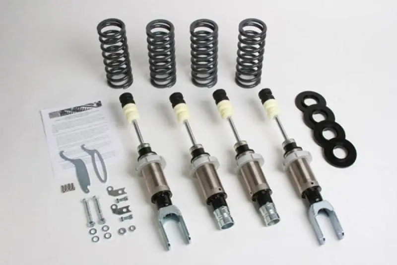 Free Returns Progress Tech 89-91 Honda Civic/Si/CRX Coil-Over 2 System (FR 550lb / RR 450lb) Factory Top Hat Only