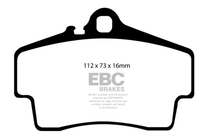 New Arrival EBC RedStuff Rear Brake Pads - DP31208C