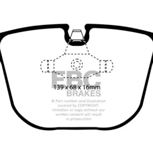 Wholesale EBC GreenStuff Rear Brake Pads - DP61451