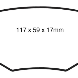 While Supplies Last EBC GreenStuff Rear Brake Pads - DP21826