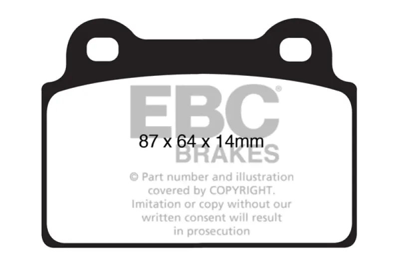 EBC BlueStuff Rear Brake Pads - DP51985NDX Worldwide Shipping