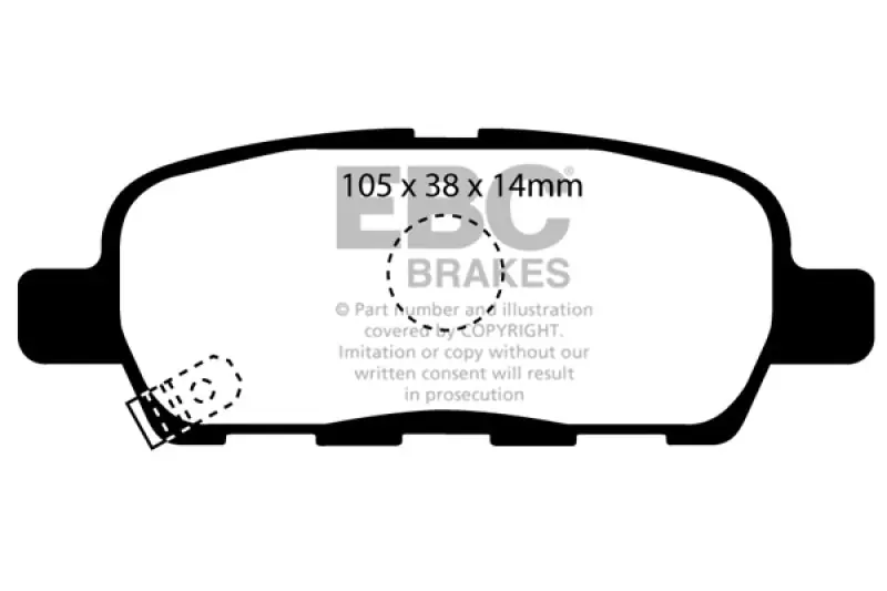 Best Price EBC BlueStuff Rear Brake Pads - DP51955NDX