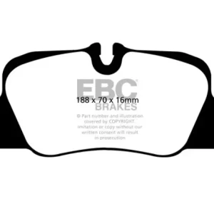 While Supplies Last EBC BlueStuff Rear Brake Pads - DP51858NDX
