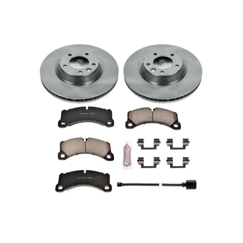 Markdown Power Stop 11-12 Porsche Cayenne Front & Rear Euro-Stop Brake Kit