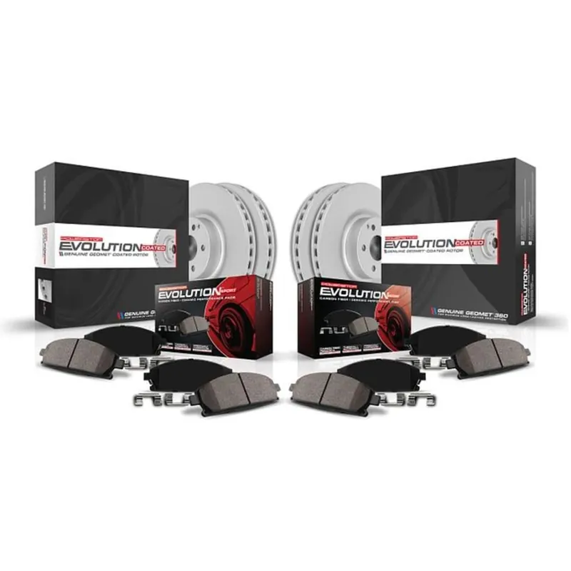 Free Returns Power Stop 2011 Volkswagen Tiguan Front & Rear Euro-Stop Brake Kit
