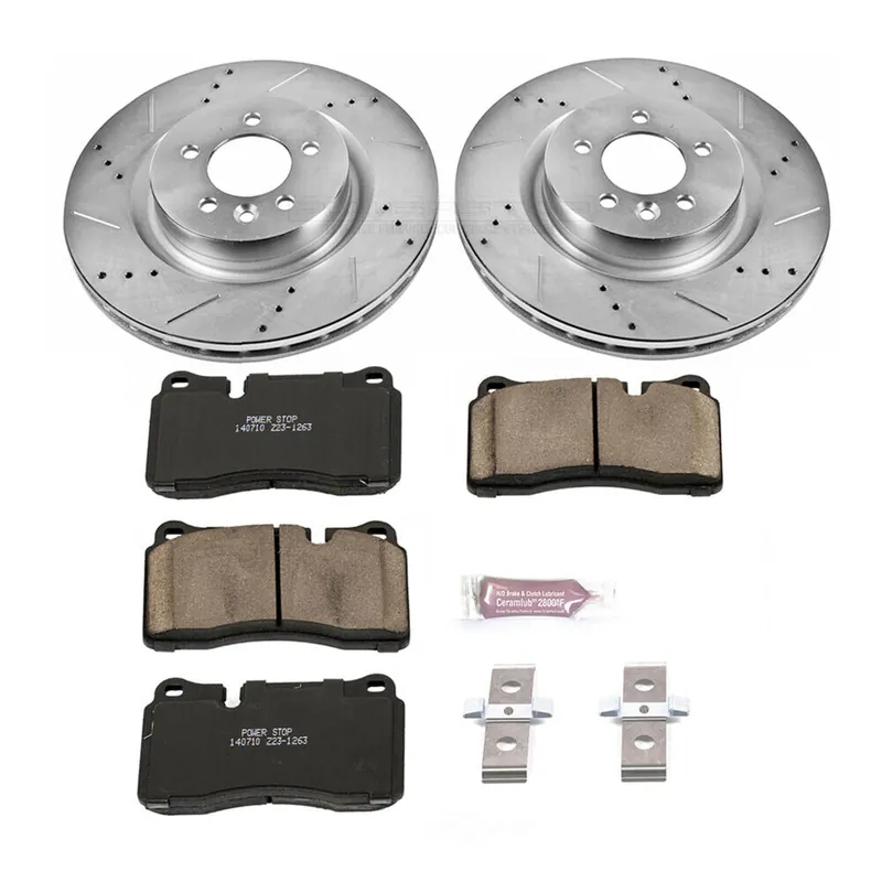 Luxury Power Stop 06-09 Land Rover Range Rover Front & Rear Euro-Stop Brake Kit